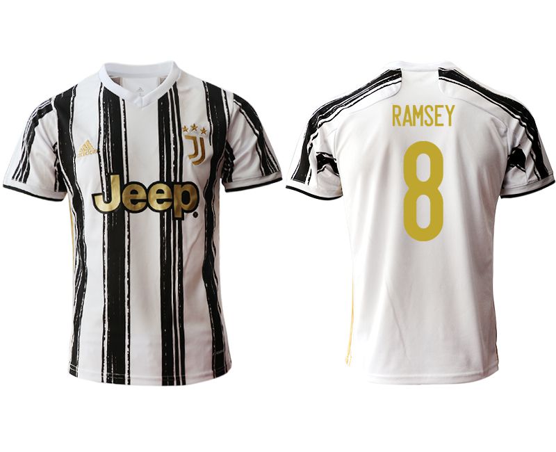 Men 2020-2021 club Juventus home aaa version #8 white Soccer Jerseys
